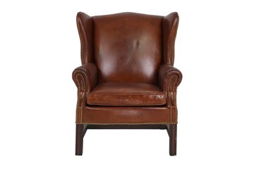 Wing Chair i farge Vintage Cigar